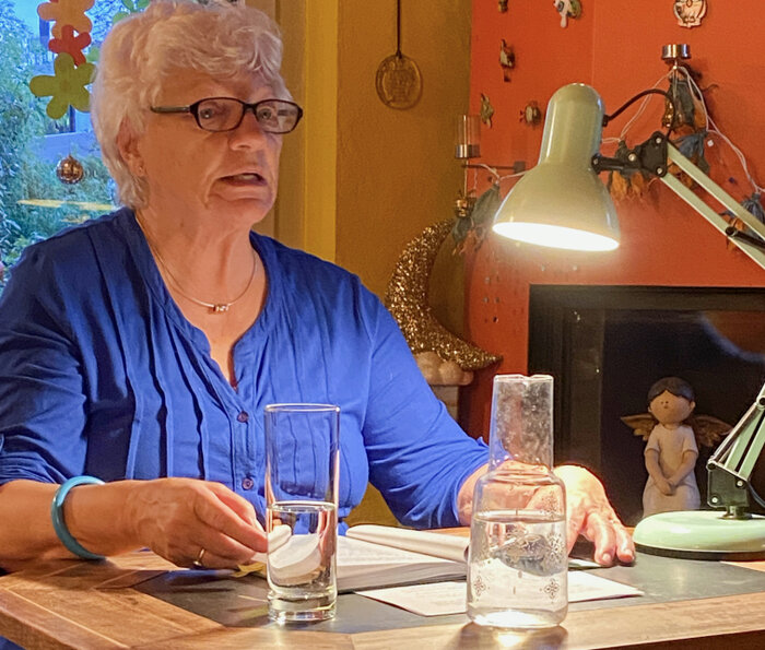 Monika Stocker las Ende Oktober in der Casa piccola in Dübendorf aus ihrem neuen Buch Geschichten zum guten Tag.