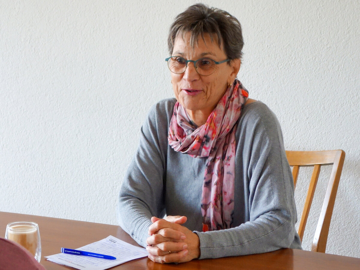 Maya Eigenmann Fisch beim Gespräch mit der Autorin